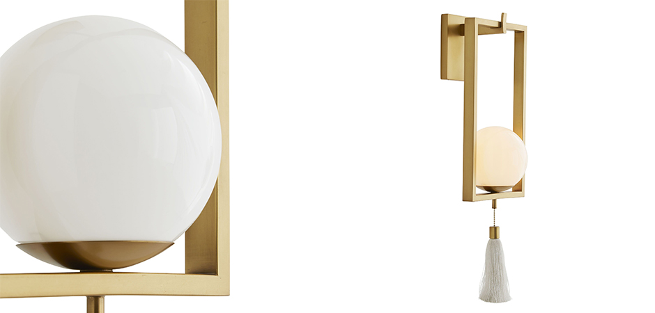 Бра TRAPEZE SCONCE Gold - фото №1