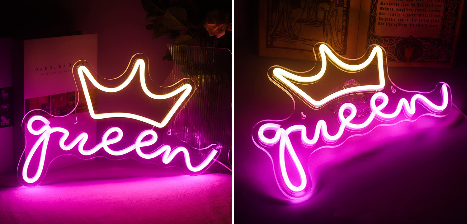 Неоновая настенная лампа Queen Neon Wall Lamp по цене 11 700 руб ...