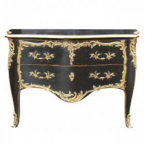 Комод L.XV CHEST OF DRAWERS IN THE STYLE OF B.V.R Black