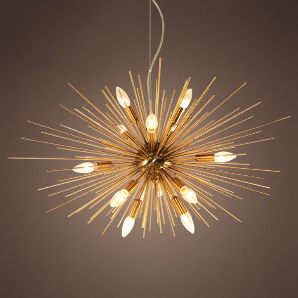 Люстра Astra Chandelier Sputnik Gold  Глянцевое золото в Москве | Loft Concept 