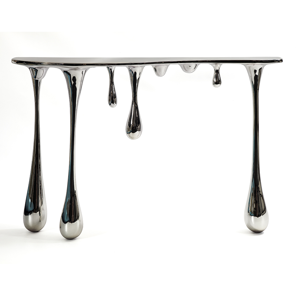 Дизайнерская Консоль Melting Silver Console Zhipeng Tan 446000₽