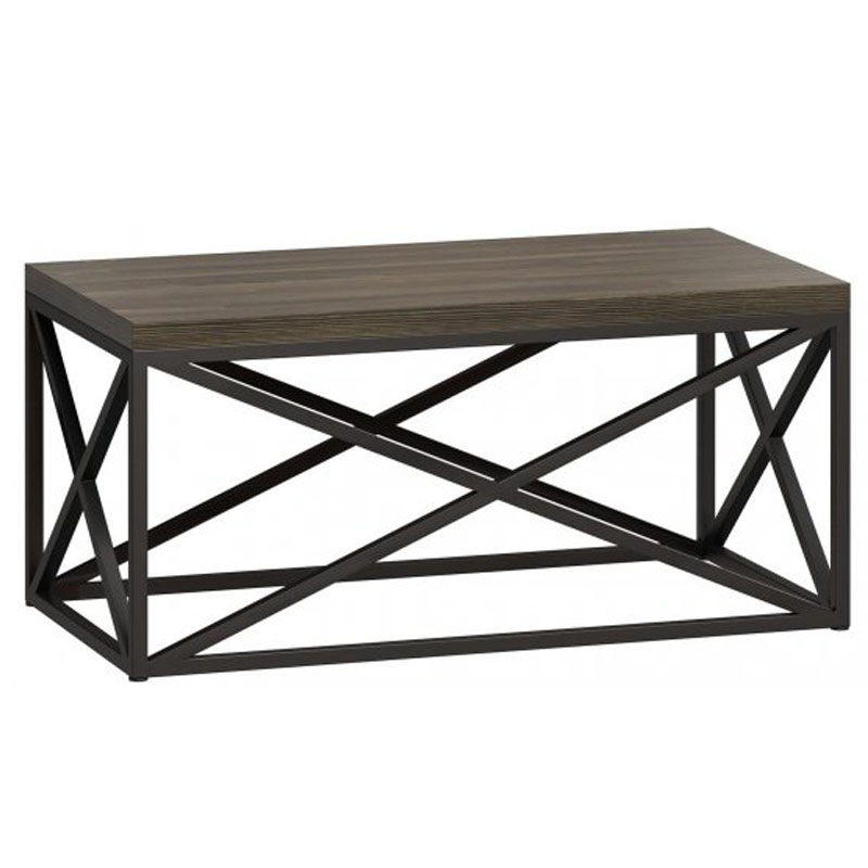   Industrial Oak Geometric Coffee Table     | Loft Concept 