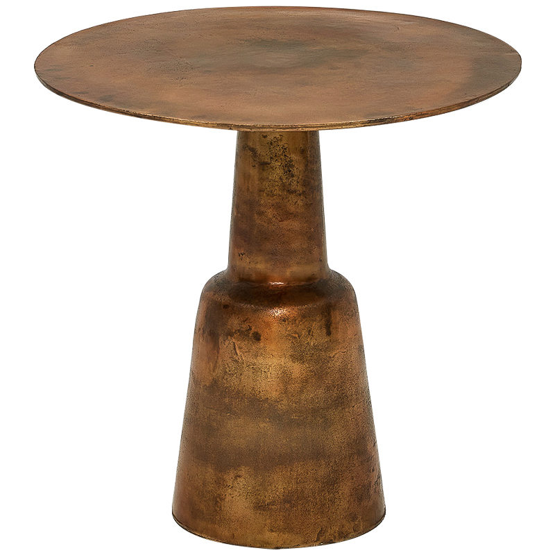   Dining Table Round Vintage Copper    | Loft Concept 