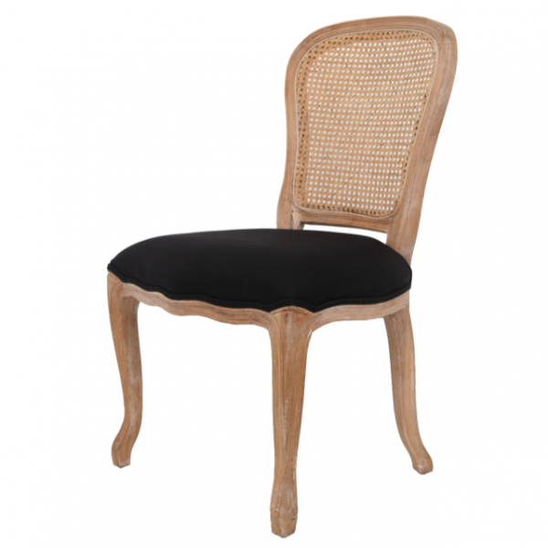  French chairs Provence Neman Black Rattan Chair     | Loft Concept 