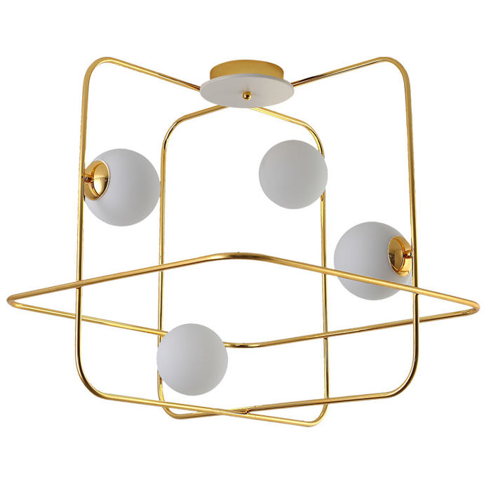  Broken Squares Balls Brass     | Loft Concept 
