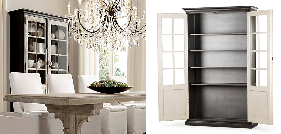 Буфет RH Toulon balcony glass door - фото №1