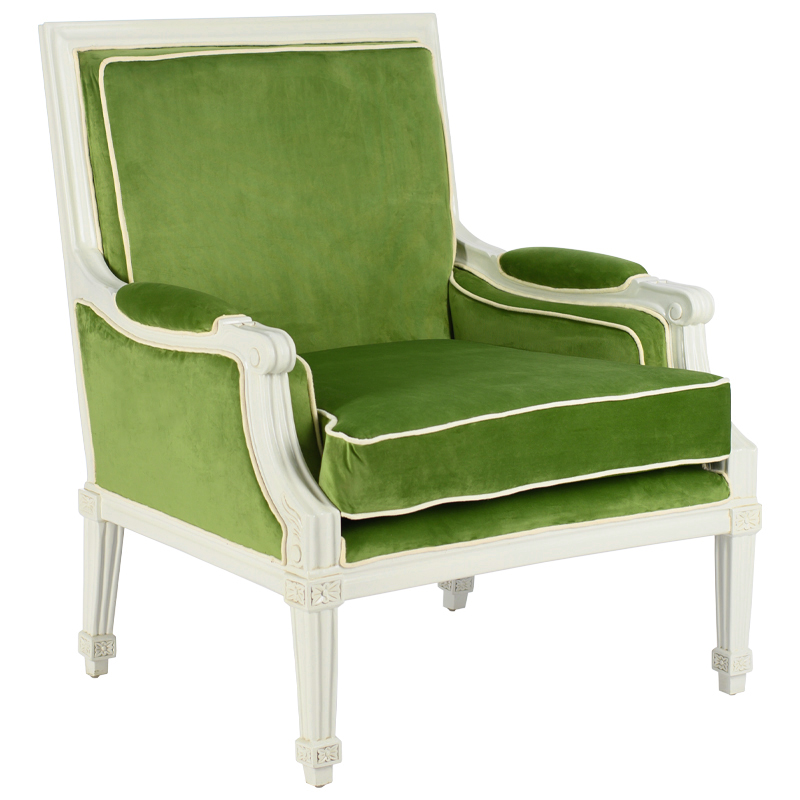  French Provence Armchair Ferrand green      | Loft Concept 