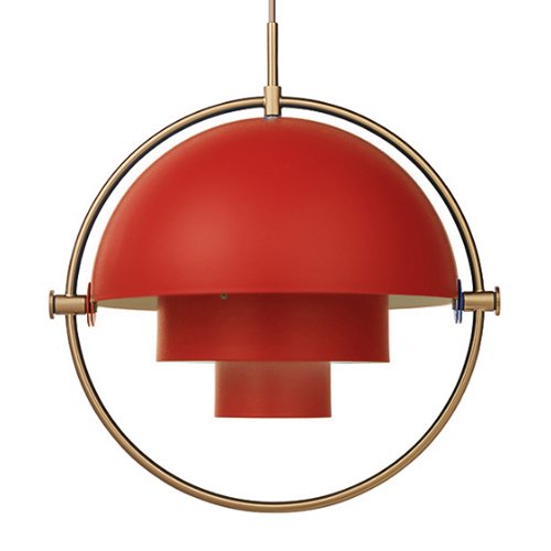  Louis Weisdorff Gubi Multi-lite Pendant Red      | Loft Concept 