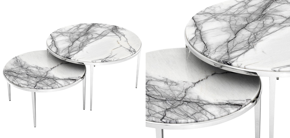Комплект кофейных столов Eichholtz Coffee Table Fredo set of 2 Комплект кофейных столов Eichholtz Coffee Table Fredo set of 2 - Loft-Concept