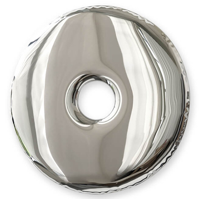 -   Rondo Polished Stainless Steel Wall Mirror by Zieta Chrome    | Loft Concept 