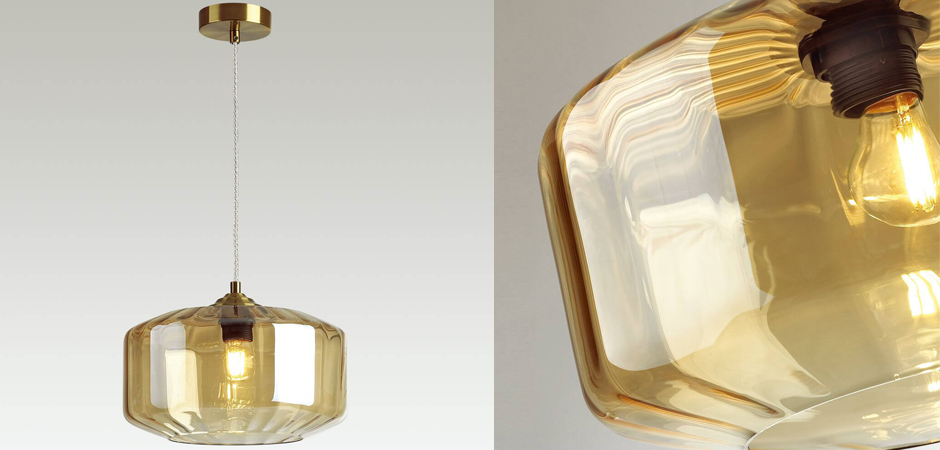 Подвесной светильник Multicolored Glass Amber Подвесной светильник Multicolored Glass Amber - Loft-Concept в Москве