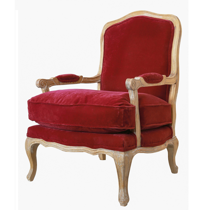Кресло Joseph Chair burgundy