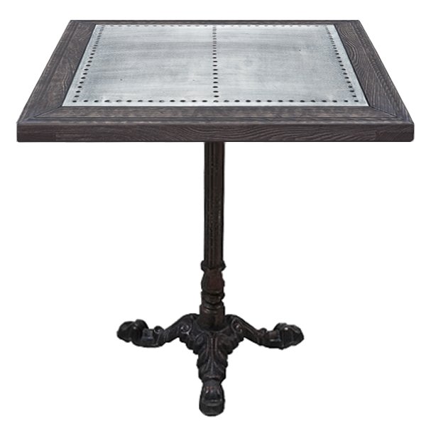 

Стол для ресторана Restaurant table square Metal sheet