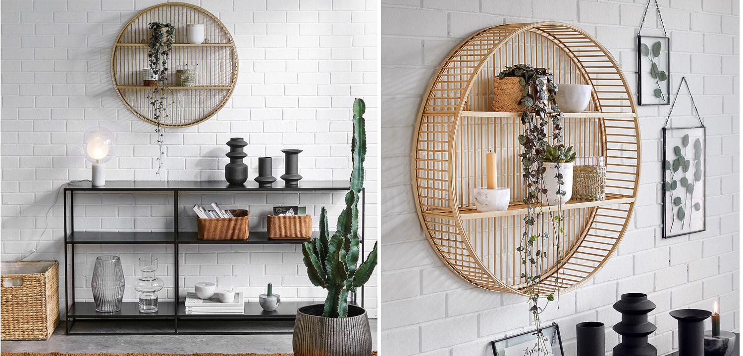 Полка Wicker Bamboo Shelf - фото