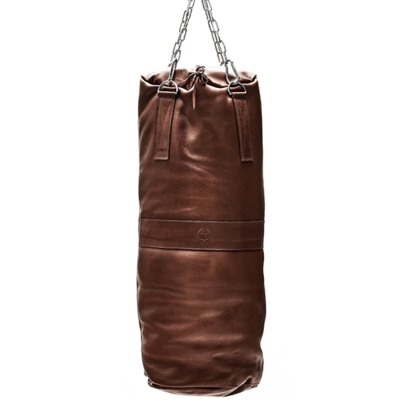   RETRO HERITAGE BROWN LEATHER HEAVY PUNCHING BAG     | Loft Concept 