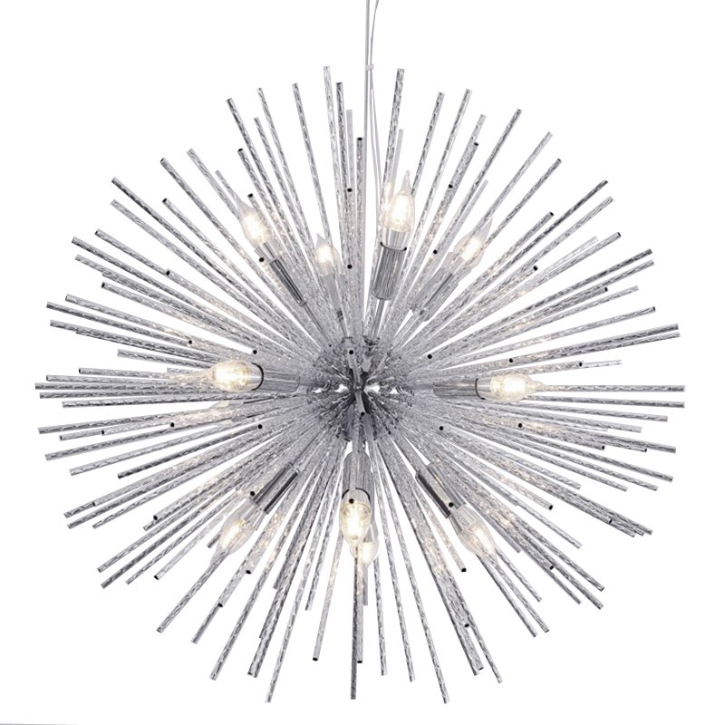  Sputnik Silver Chandelier    | Loft Concept 