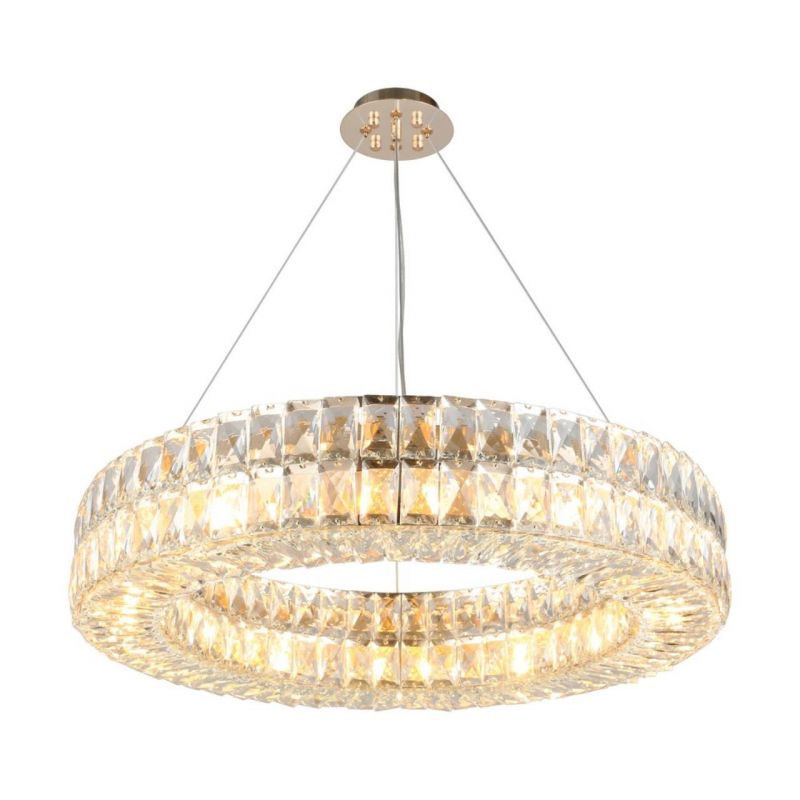 Люстра Crystal Regena Gold Chandelier Прозрачный Золотой в Москве | Loft Concept 