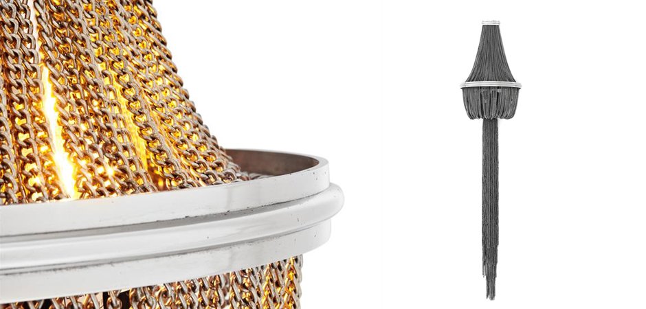 Бра Wall Lamp Martinez Nickel - Loft-Concept в Москве