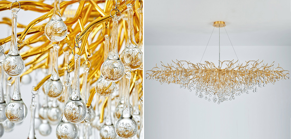 Modern led crystal chandelier circle pendant light ceiling lamp lights fixt...