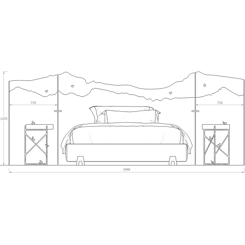 Кровать Okinawa в Москве