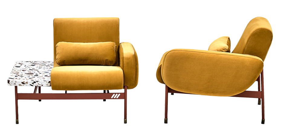 Кресло Mustard and Terrazzo Chair - фото