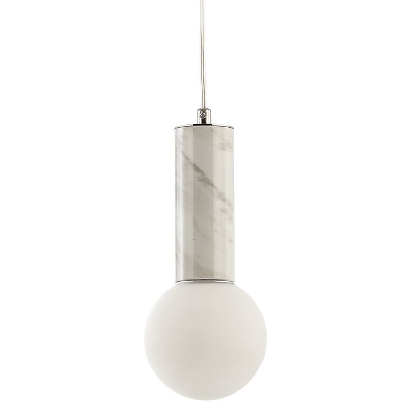 

Подвесной светильник с декором под белый мрамор Shaw Marble
