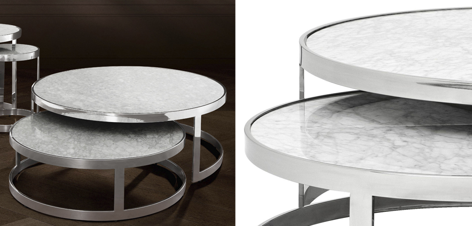 Комплект кофейных столов Eichholtz Coffee Table Fletcher set of 2 Комплект кофейных столов Eichholtz Coffee Table Fletcher set of 2 - Loft-Concept