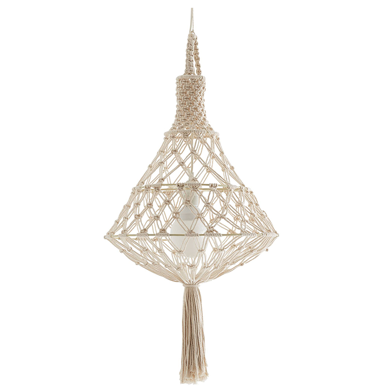   Macrame Wicker Hanging lamp    | Loft Concept 
