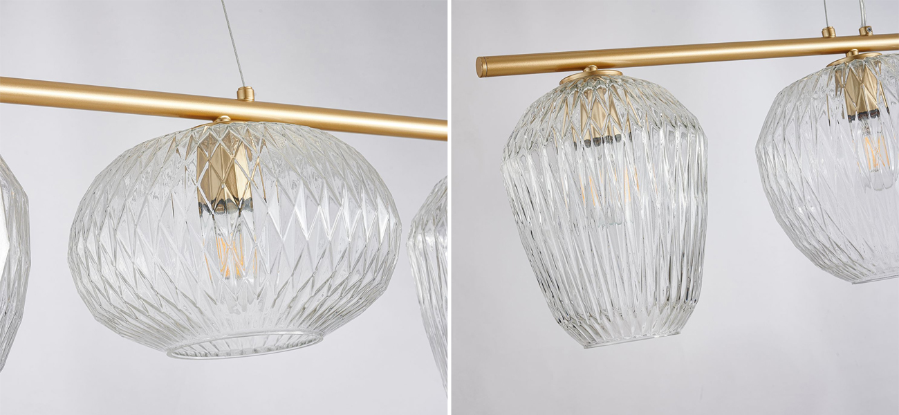 Люстра Foscarini c Прозрачными Плафонами - фото