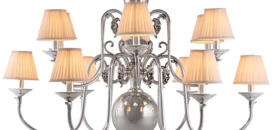 Люстра Eichholtz Chandelier La Chapelle Silver - Loft-Concept в Москве