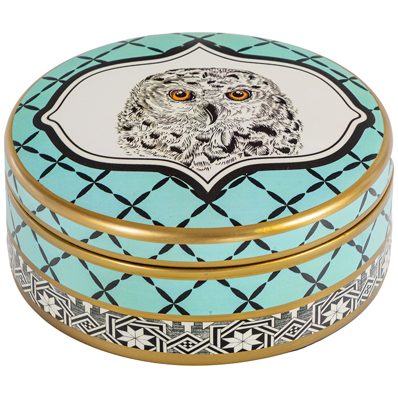  Owl Collection Turquoise Box - ̆    | Loft Concept 