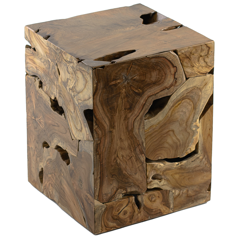   Wooden Cube Side Table    | Loft Concept 