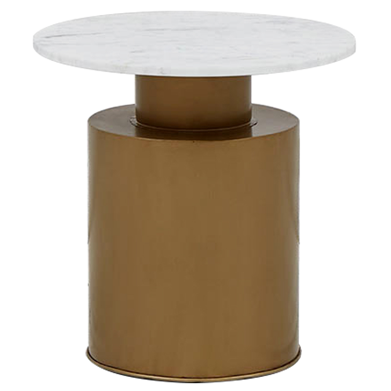      Ela Marble Side Table   Bianco    | Loft Concept 