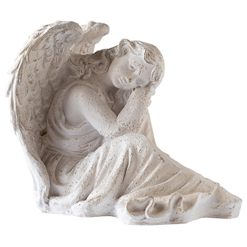  Angel Sitting Provence Statuette    | Loft Concept 
