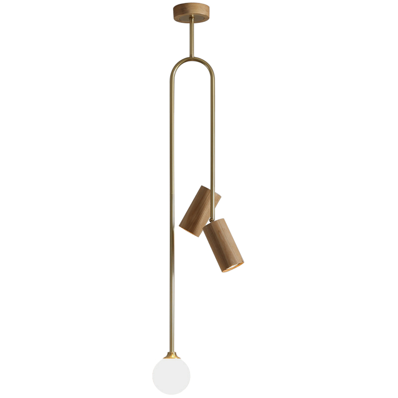   Ando Wooden Metal Brass Light 3       | Loft Concept 