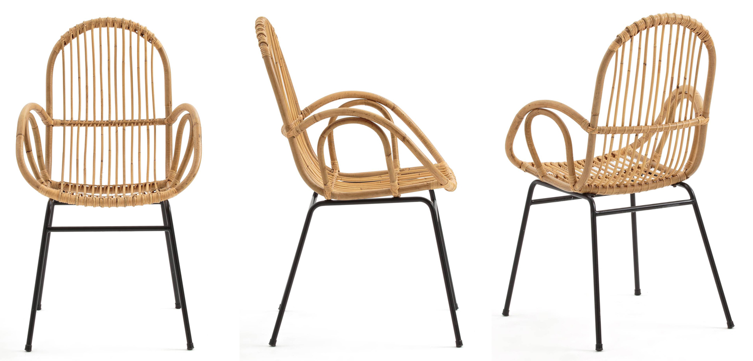 Стул Lucca Wicker Chair - фото
