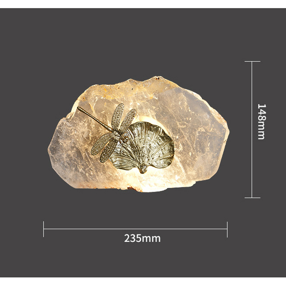 Бра Декоративный лист с стрекозой Glacial Fragment Бра Декоративный лист с стрекозой Glacial Fragment в Москве