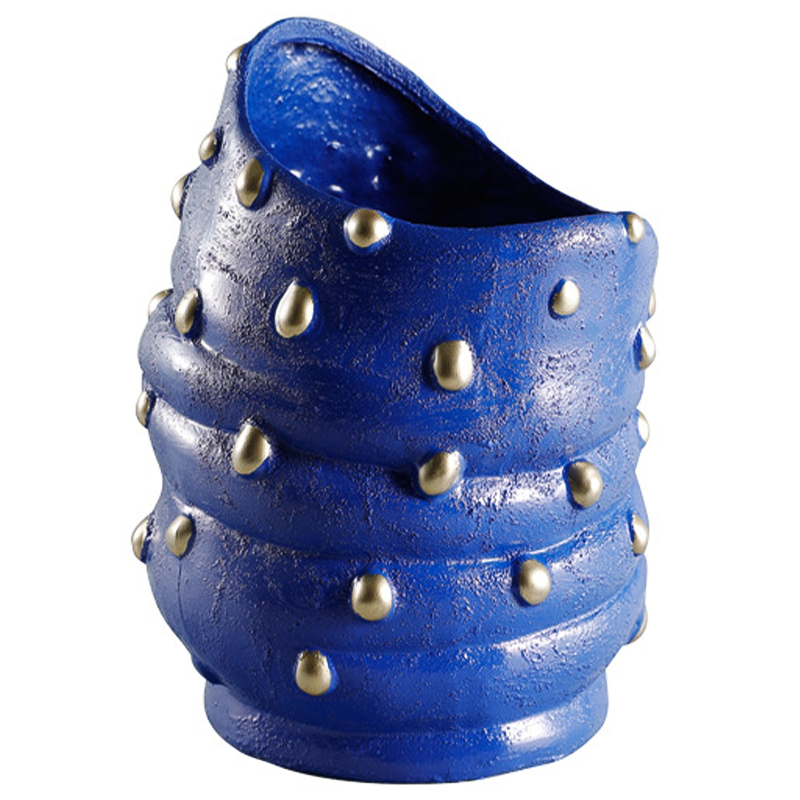  Molecule Collection Vase Blue Gold     | Loft Concept 