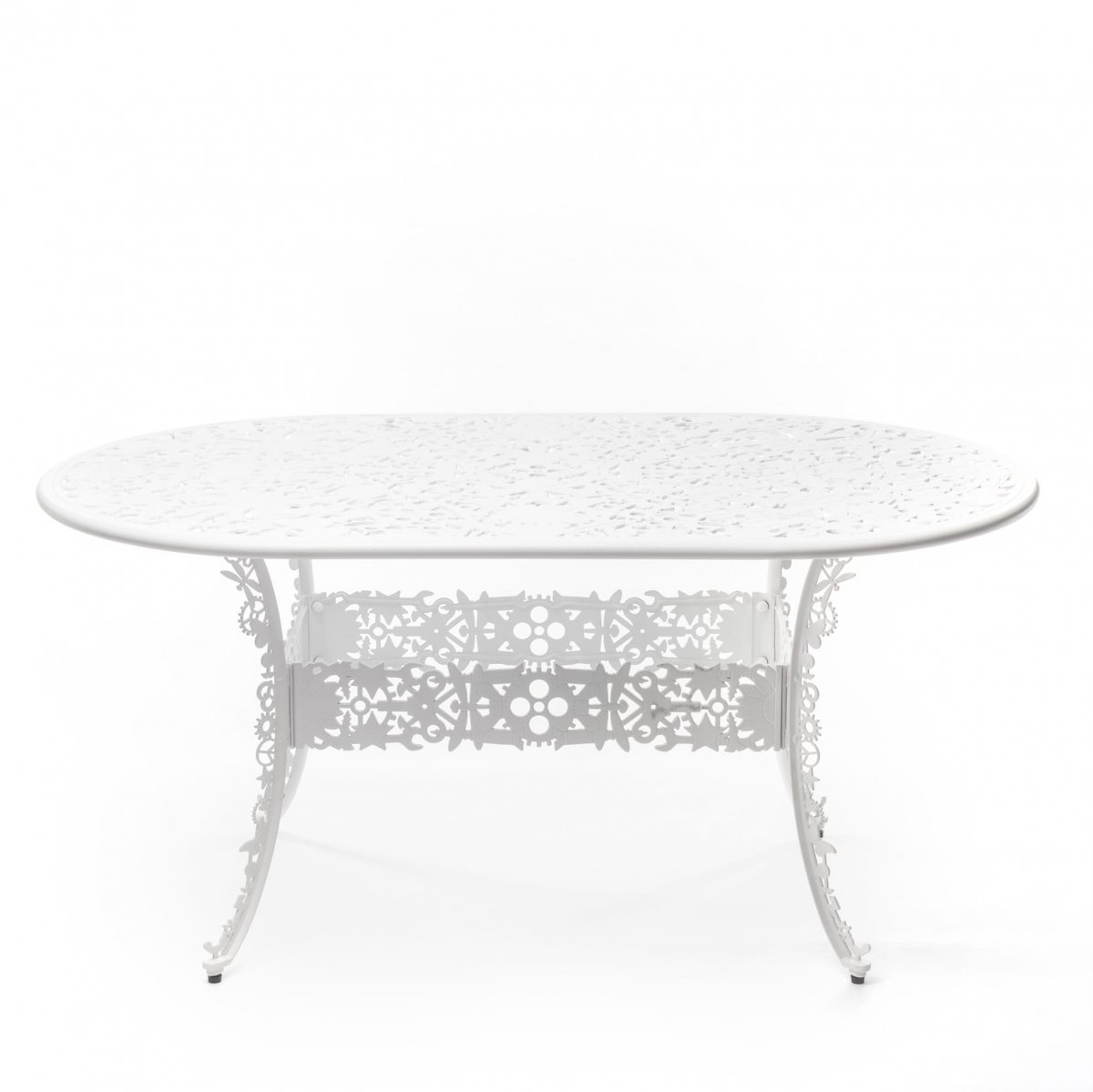 

Обеденный стол Industry Collection ALUMINIUM OVAL TABLE – WHITE
