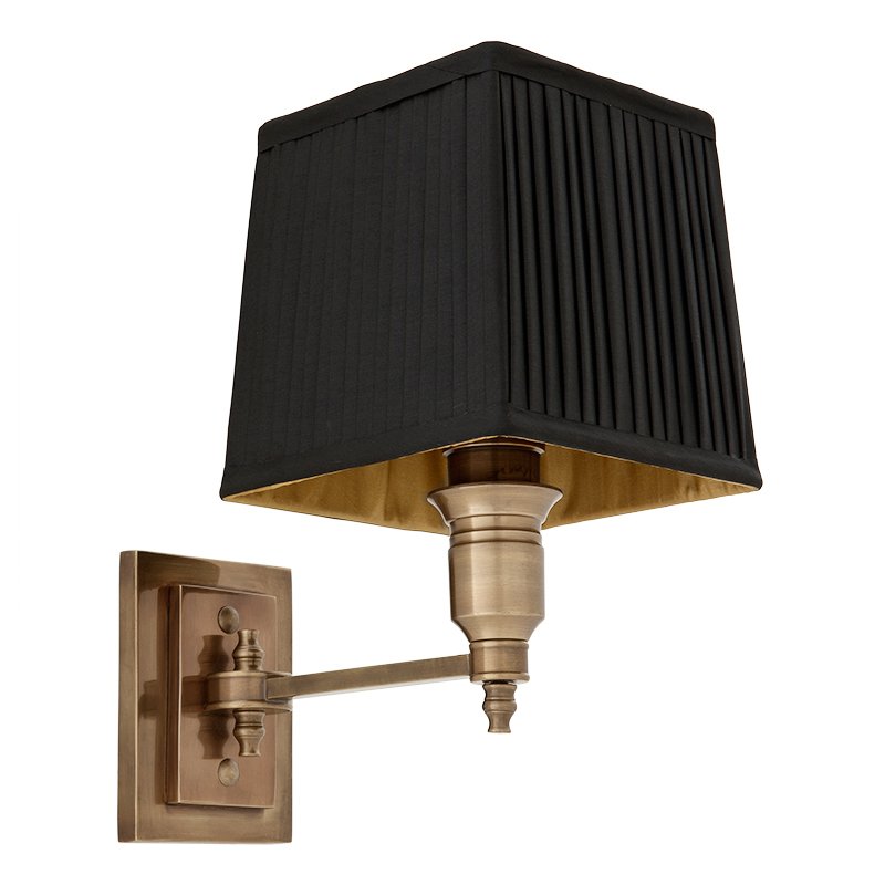  Wall Lamp Lexington Single Brass+Black       | Loft Concept 