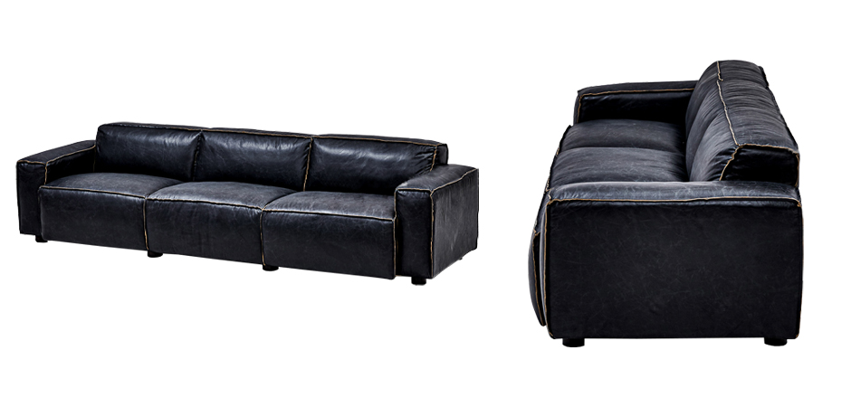 Диван Osorio Leather Sofa - фото