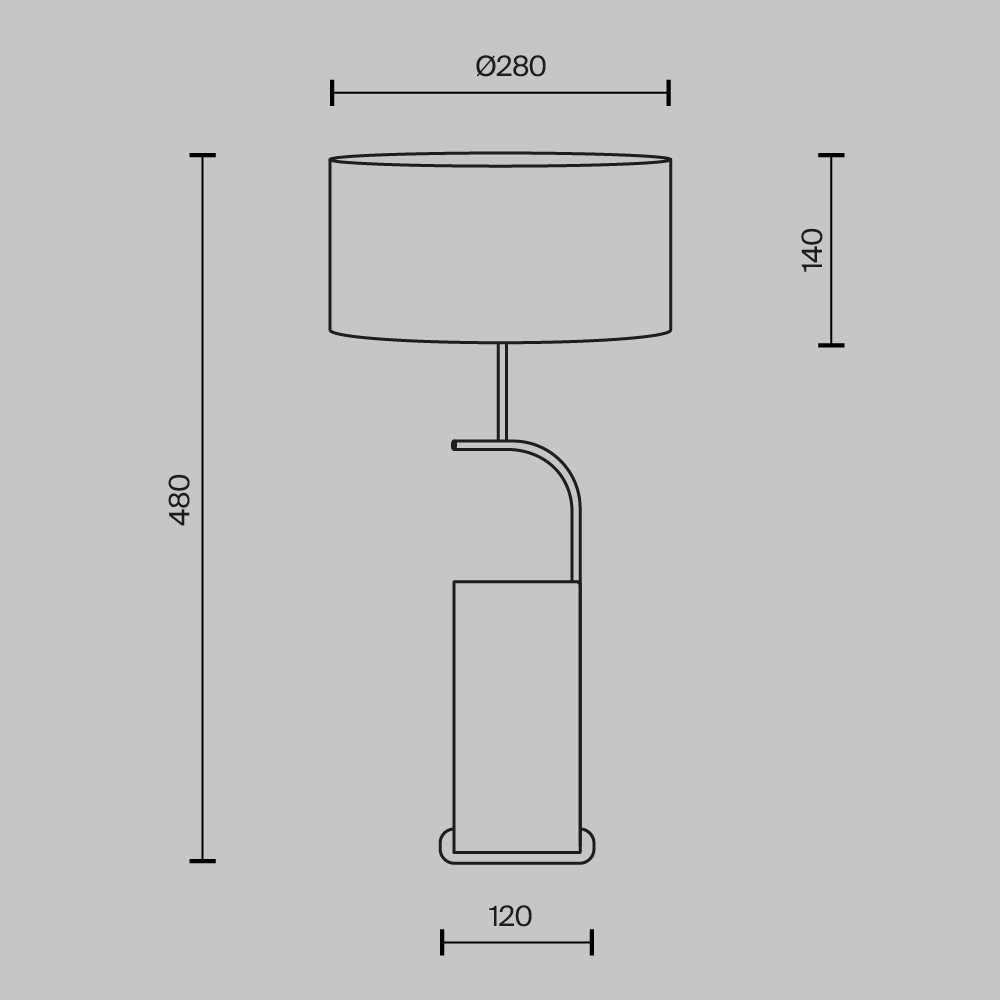Настольный светильник Glamping Е14x2 в Москве