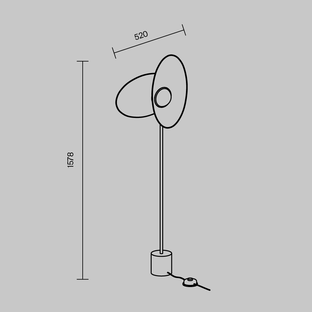 Напольный светильник Evolution 3000К 12Вт в Москве