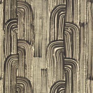 Обои ручная роспись Crescent EBONY CREAM