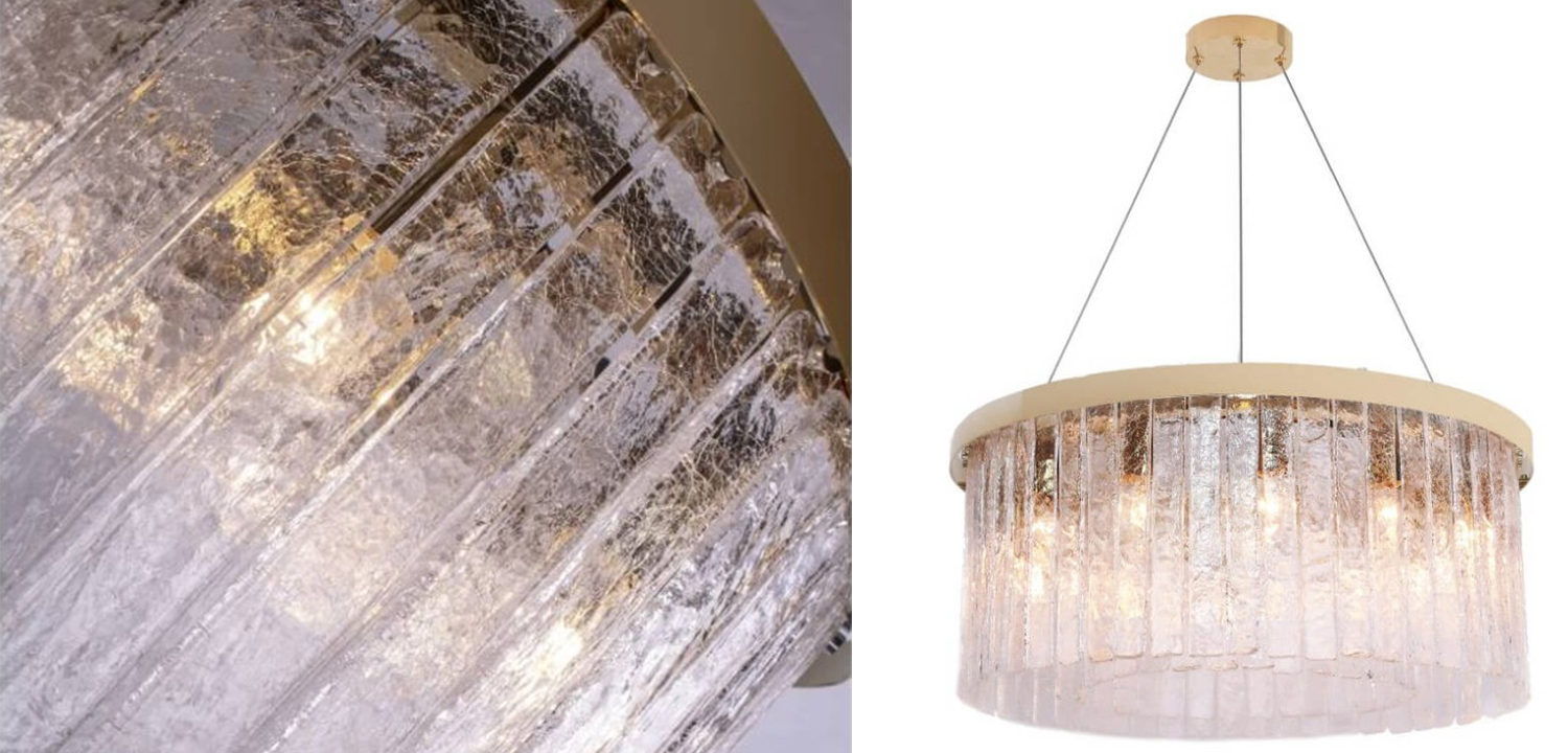 Люстра Crystal Harvey Gold Chandelier 80 - фото
