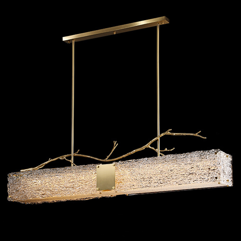   Golden Branch Glass Chandelier      | Loft Concept 