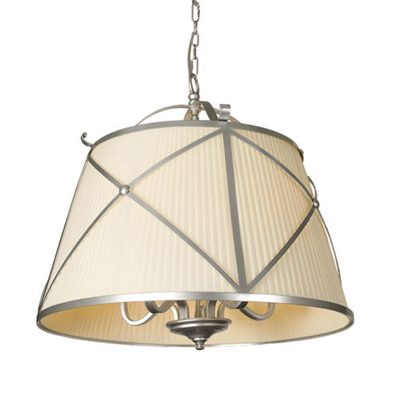   Provence Lampshade Light Silver Chandelier     | Loft Concept 