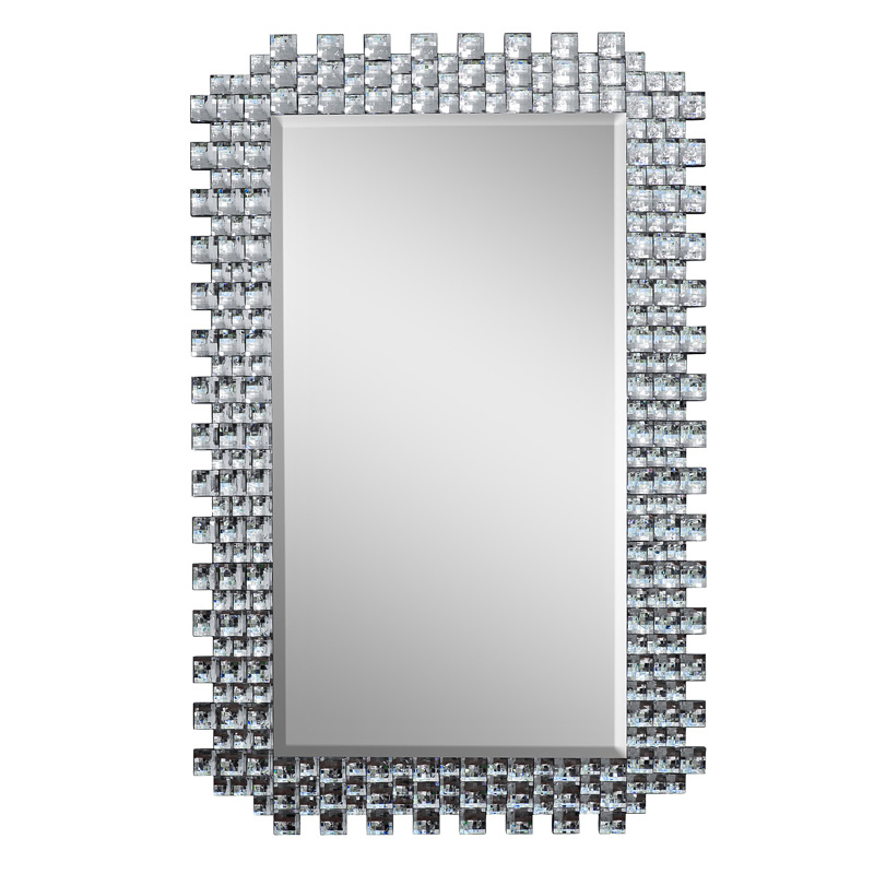  Lasre Glitter Squares Mirror    | Loft Concept 