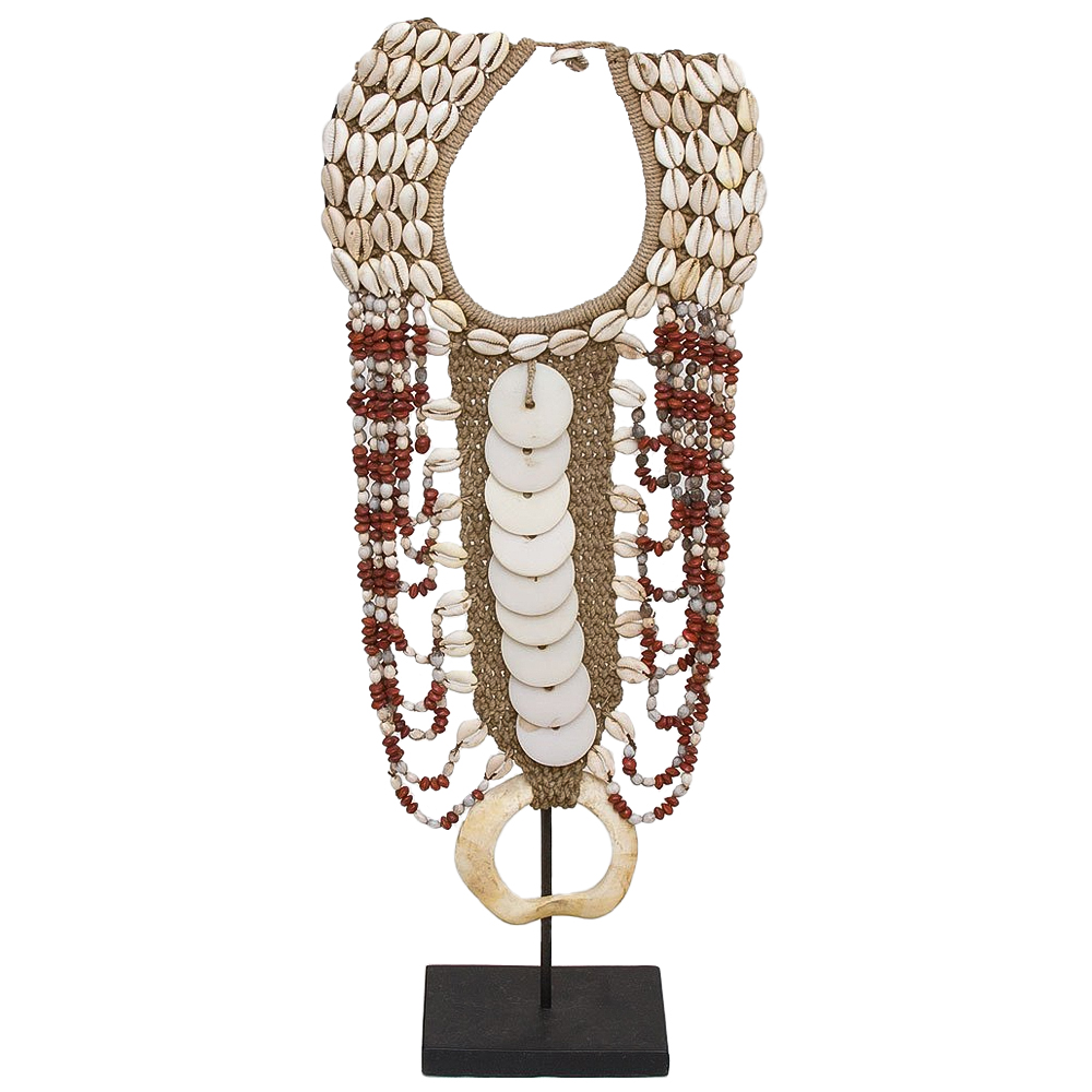 

Этническое ожерелье из ракушек Aboriginal Long Discs Necklace