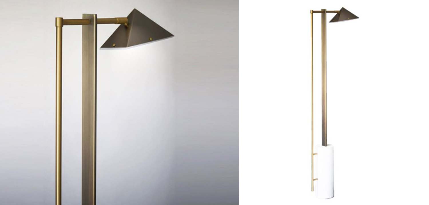 Торшер MARBLE AND WEDGE - фото